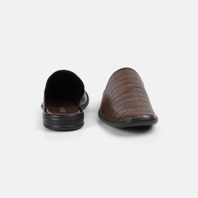 Mochi Men Brown Ethnic Slip Ons (SKU: 18-1058-12-40)