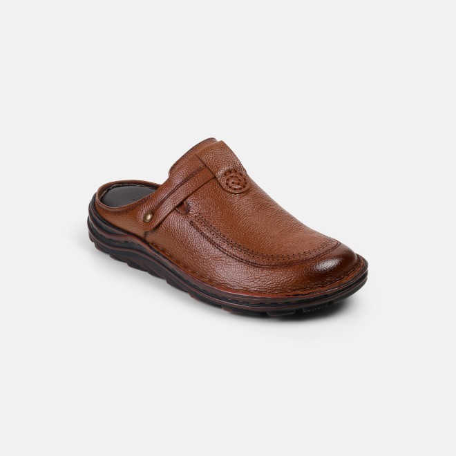 Mochi Men Tan Casual Slip Ons