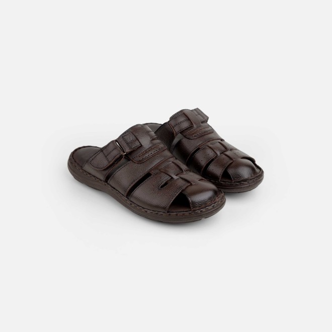 Mochi Men Brown Casual Slip Ons (SKU: 18-1083-12-40)