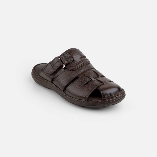 Mochi Men Brown Casual Slip Ons (SKU: 18-1083-12-40)