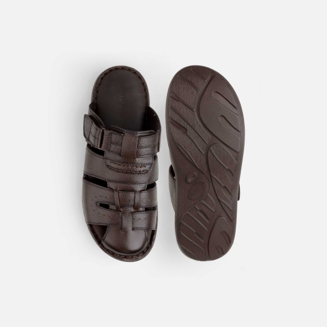 Mochi Men Brown Casual Slip Ons (SKU: 18-1083-12-40)