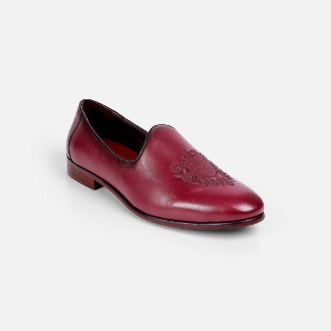 Mochi Men Wine Ethnic Jutis