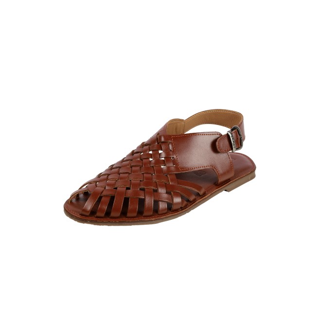 Mochi Men Tan Ethnic Sandals (SKU: 18-1122-23-40)