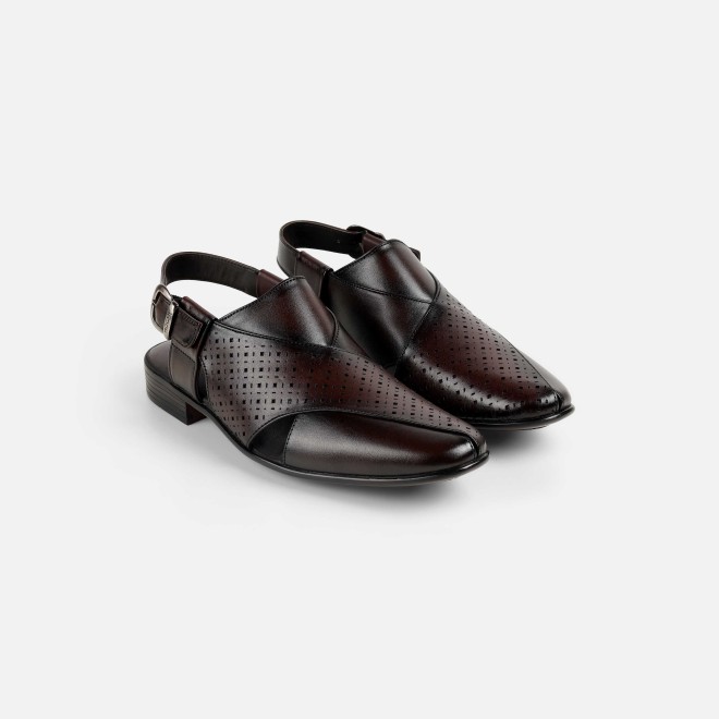 Mochi Men Brown Ethnic Pathanis (SKU: 18-1126-12-40)