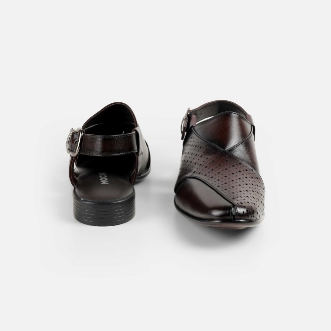 Mochi Men Brown Ethnic Pathanis (SKU: 18-1126-12-40)
