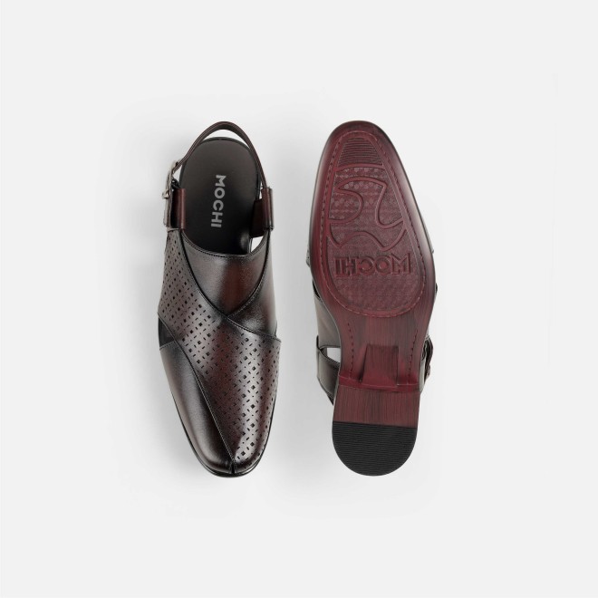 Mochi Men Brown Ethnic Pathanis (SKU: 18-1126-12-40)