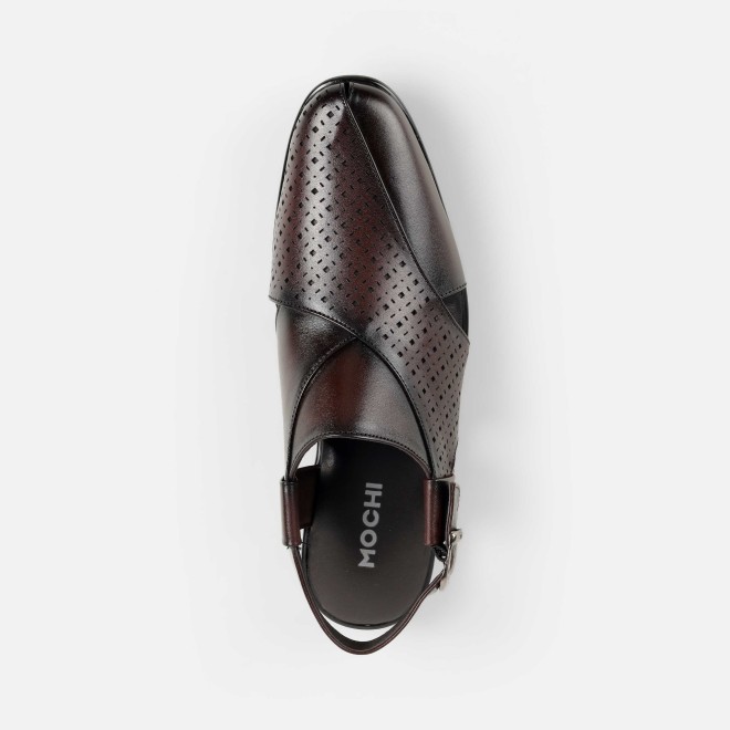 Mochi Men Brown Ethnic Pathanis (SKU: 18-1126-12-40)