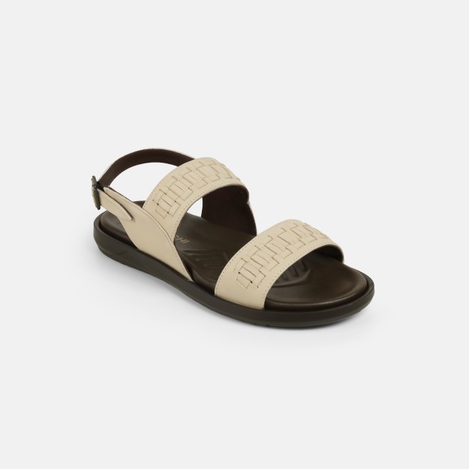 Mochi Men Beige Casual Sandals