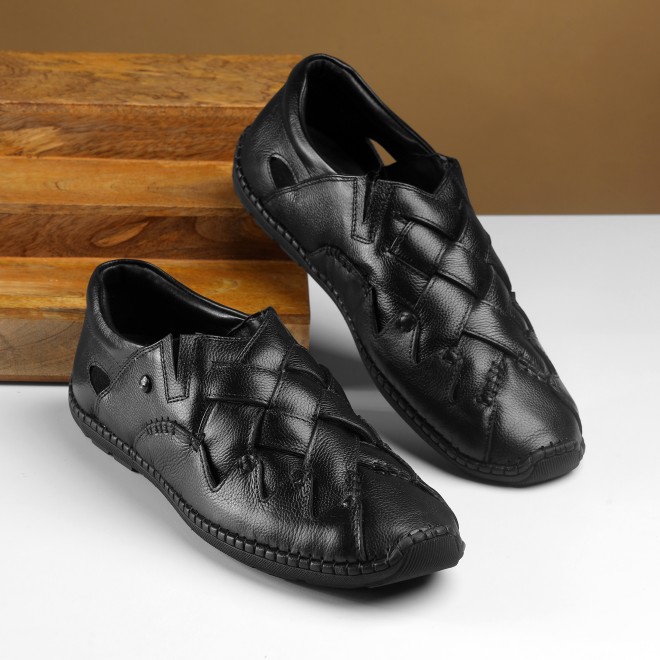 Mochi Men Black Ethnic Jutis