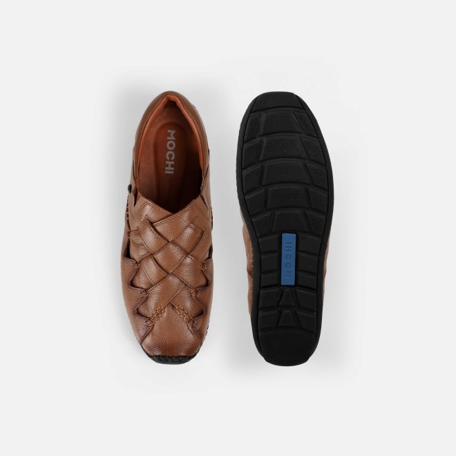 Mochi Men Tan Ethnic Jutis (SKU: 18-1130-23-41)