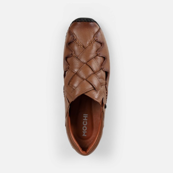 Mochi Men Tan Ethnic Jutis (SKU: 18-1130-23-41)