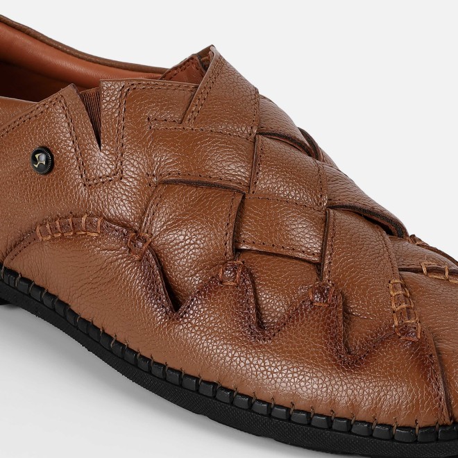 Mochi Men Tan Ethnic Jutis (SKU: 18-1130-23-41)