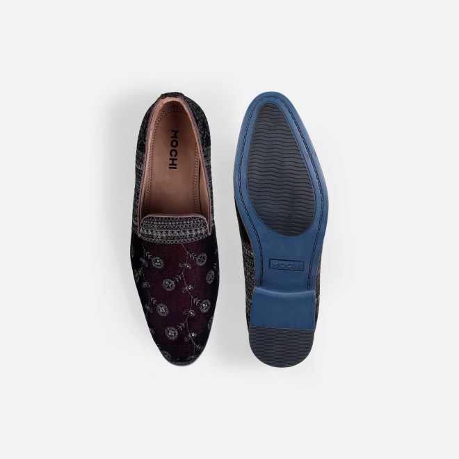 Mochi Men Wine Ethnic Jutis (SKU: 18-1133-58-41)