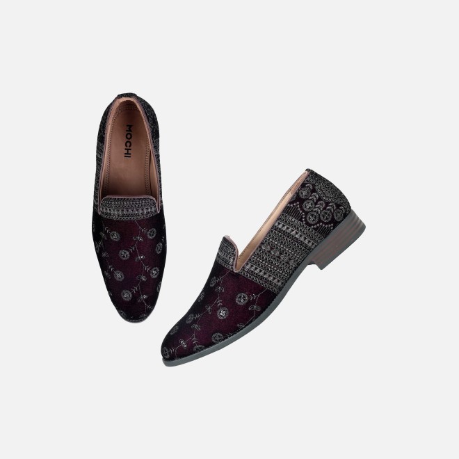 Mochi Men Wine Ethnic Jutis (SKU: 18-1133-58-41)