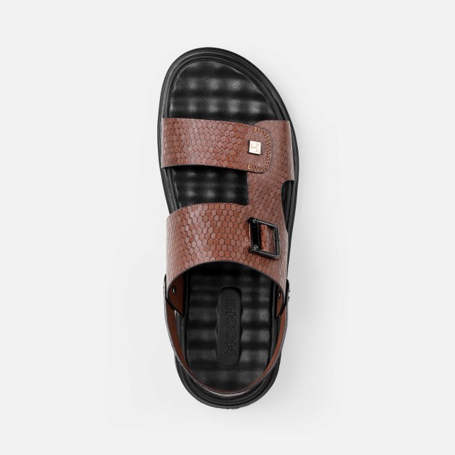 Mochi Men Brown Casual Sandals (SKU: 18-1137-12-40)