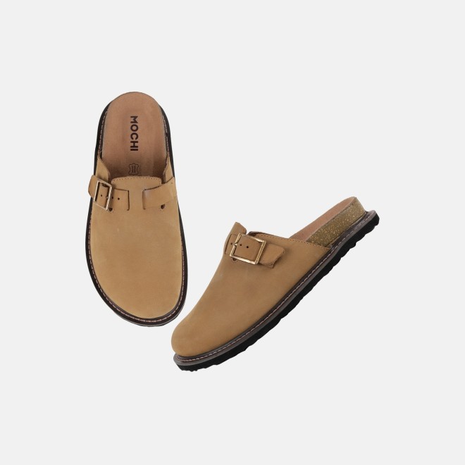 Mochi Men Camel Casual Slip Ons (SKU: 18-1151-97-40)