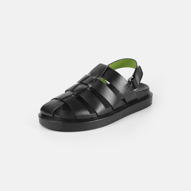Mochi Men Black Casual Sandals (SKU: 18-1153-11-40)