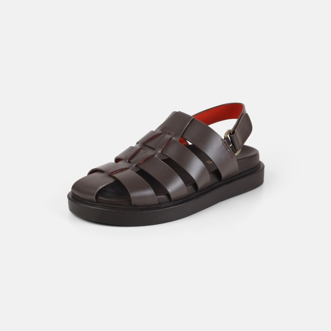 Mochi Men Brown Casual Sandals (SKU: 18-1153-12-40)