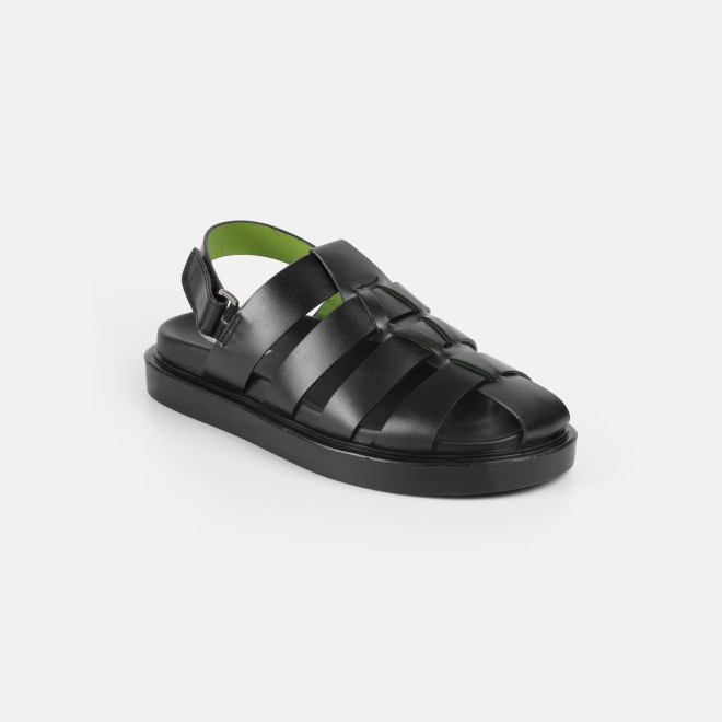 Mochi Men Black Casual Sandals (SKU: 18-1153-11-40)