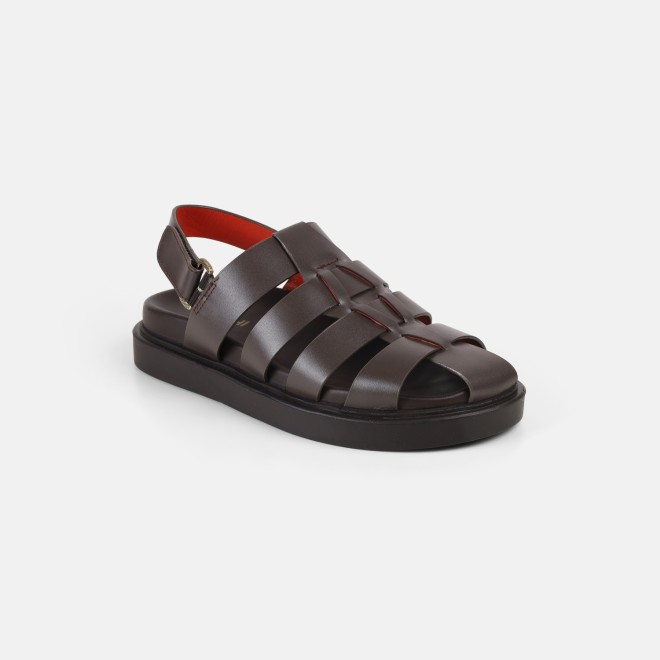 Mochi Men Brown Casual Sandals (SKU: 18-1153-12-40)