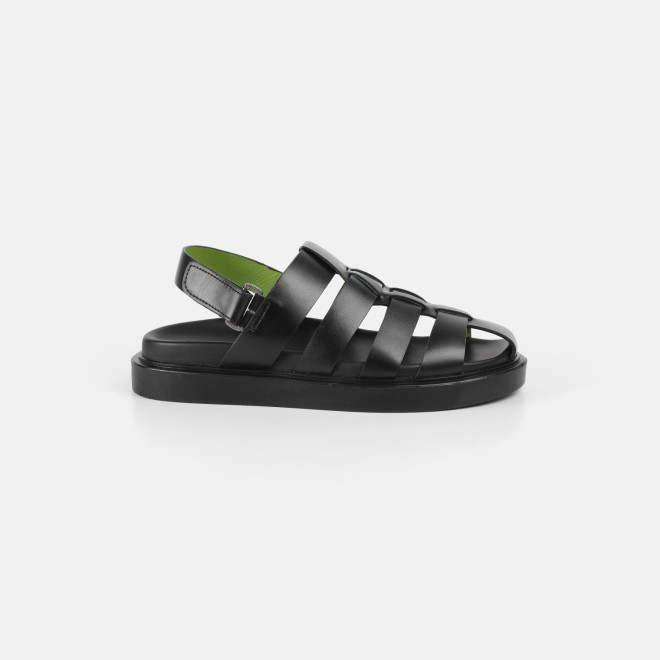 Mochi Men Black Casual Sandals (SKU: 18-1153-11-40)