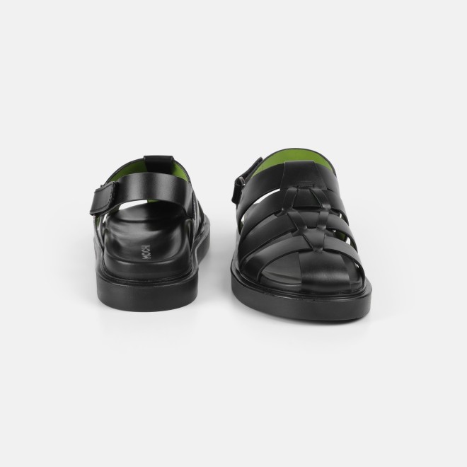 Mochi Men Black Casual Sandals (SKU: 18-1153-11-40)