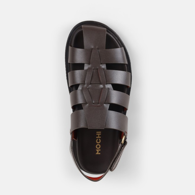 Mochi Men Brown Casual Sandals (SKU: 18-1153-12-40)