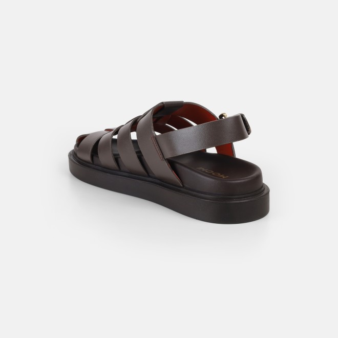 Mochi Men Brown Casual Sandals (SKU: 18-1153-12-40)