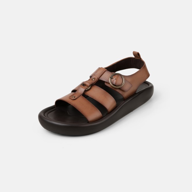 Mochi Men Tan Casual Sandals (SKU: 18-1155-23-40)