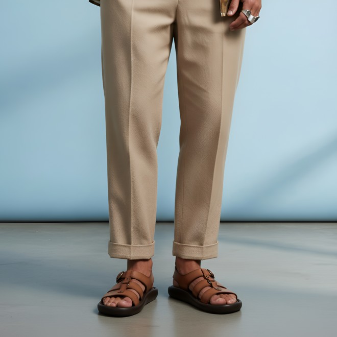Mochi Men Tan Casual Sandals (SKU: 18-1155-23-40)