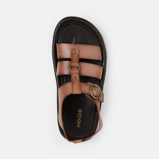 Mochi Men Tan Casual Sandals (SKU: 18-1155-23-40)