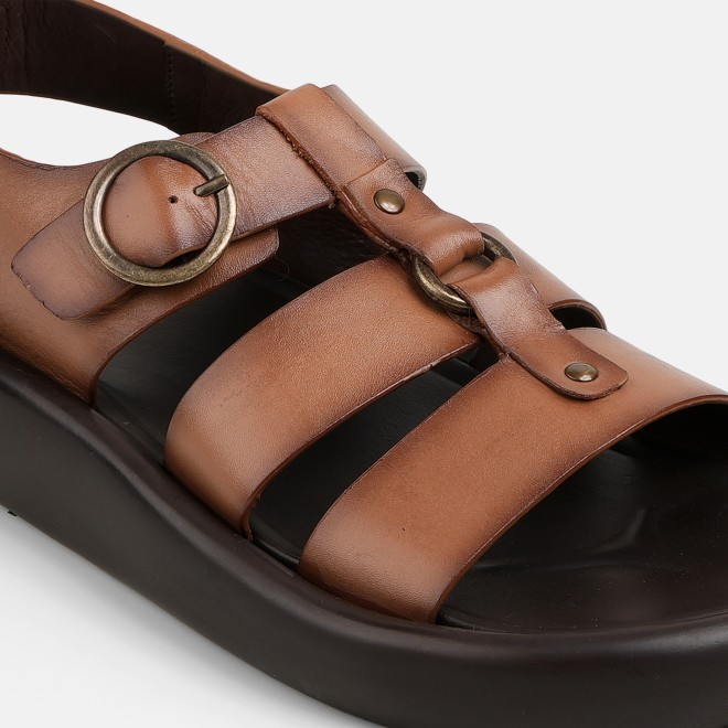 Mochi Men Tan Casual Sandals (SKU: 18-1155-23-40)