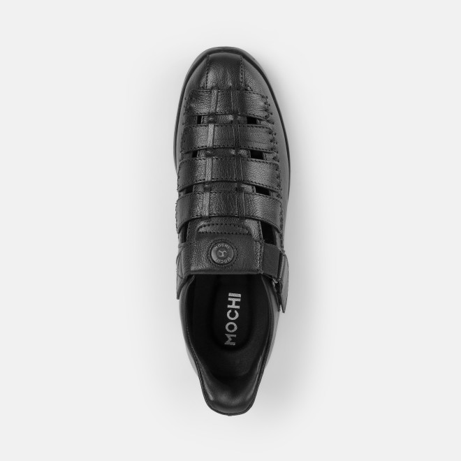 Mochi Men Black Casual Sandals (SKU: 18-1157-11-40)