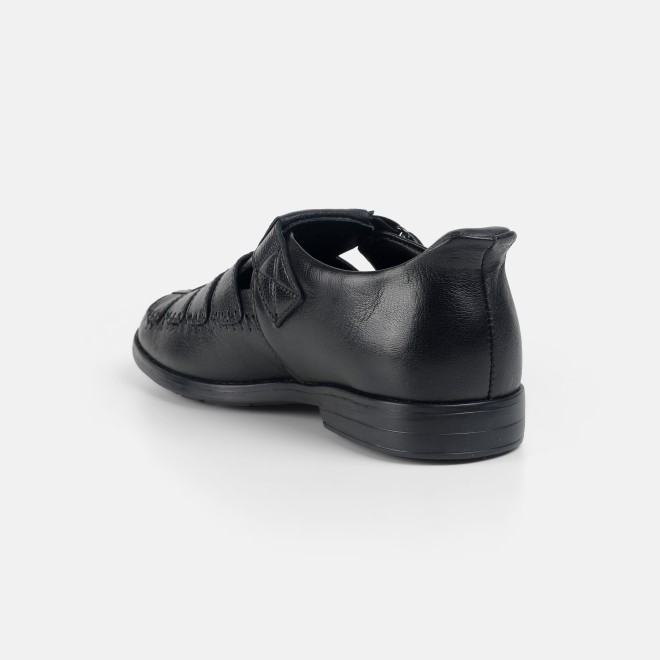 Mochi Men Black Casual Sandals (SKU: 18-1157-11-40)