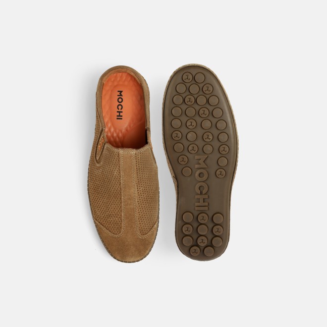 Mochi Men Tan Casual Slip Ons (SKU: 18-1165-23-39)