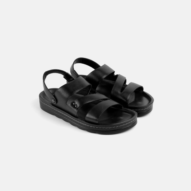 Mochi Men Black Casual Sandals (SKU: 18-1167-11-40)