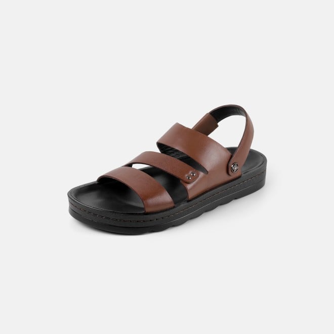 Mochi Men Brown Casual Sandals (SKU: 18-1167-12-40)