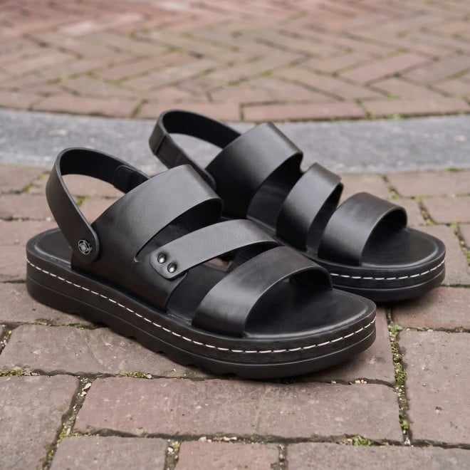 Mochi Men Black Casual Sandals (SKU: 18-1167-11-40)