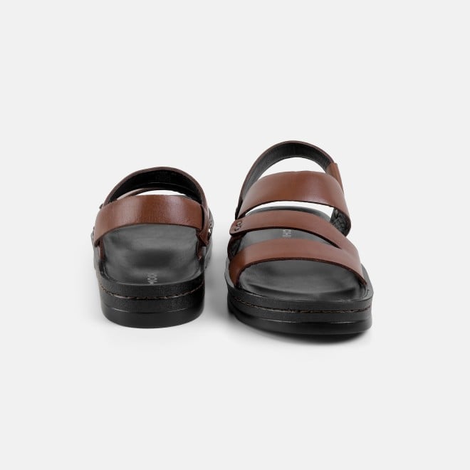Mochi Men Brown Casual Sandals (SKU: 18-1167-12-40)