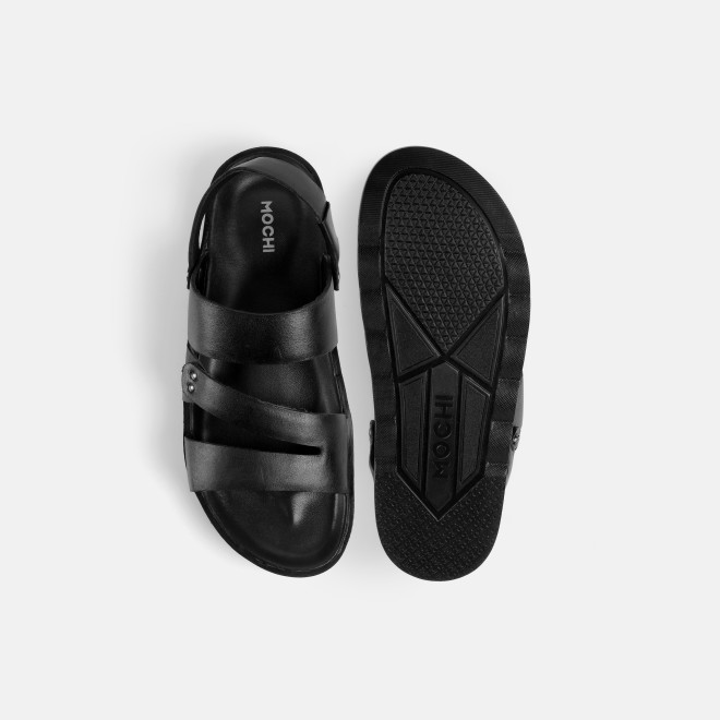 Mochi Men Black Casual Sandals (SKU: 18-1167-11-40)