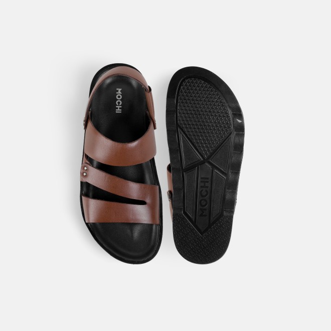 Mochi Men Brown Casual Sandals (SKU: 18-1167-12-40)