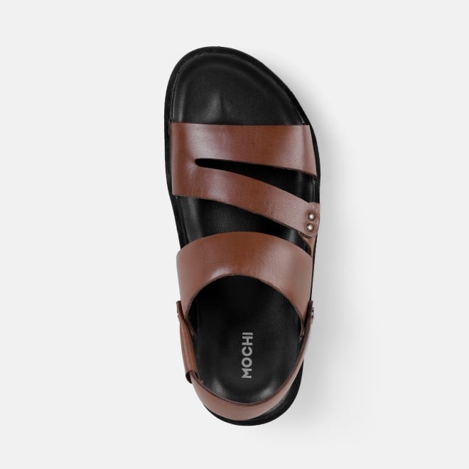 Mochi Men Brown Casual Sandals (SKU: 18-1167-12-40)