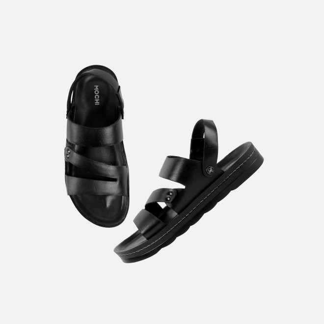 Mochi Men Black Casual Sandals (SKU: 18-1167-11-40)