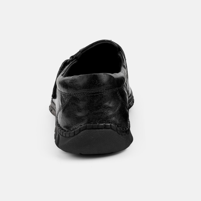 Mochi Men Black Ethnic Sandals (SKU: 18-1168-11-40)