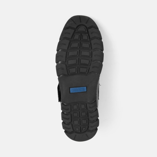 Mochi Men Black Ethnic Sandals (SKU: 18-1168-11-40)