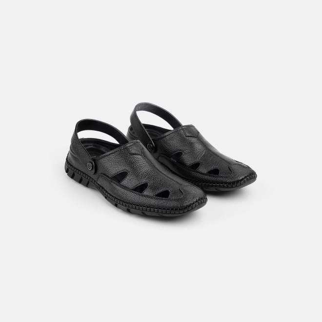 Mochi Men Black Casual Sandals (SKU: 18-1169-11-40)