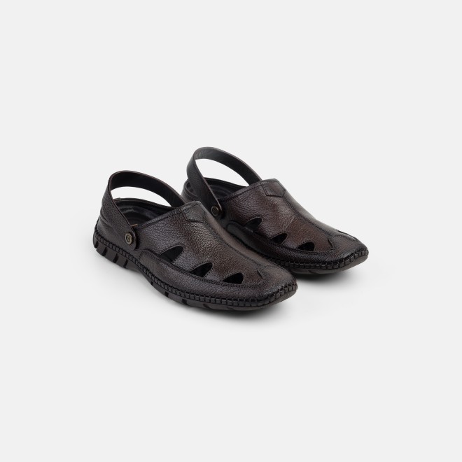 Mochi Men Brown Casual Sandals (SKU: 18-1169-12-40)