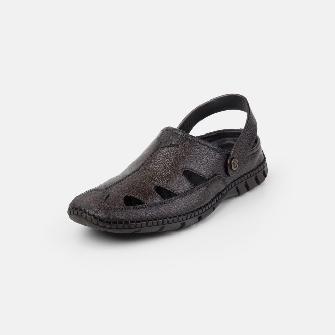 Mochi Men Brown Casual Sandals (SKU: 18-1169-12-40)