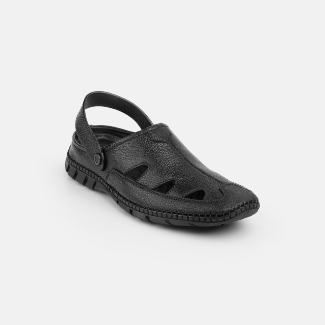 Mochi Men Black Casual Sandals (SKU: 18-1169-11-40)