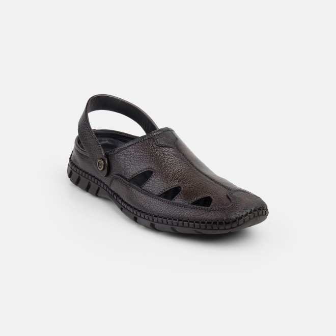 Mochi Men Brown Casual Sandals (SKU: 18-1169-12-40)